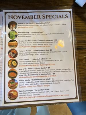 Menu photo 3 Woodlands Coffee Roasters & Cafe Kathleen, GA Menu photo 3 Woodlands Coffee Roasters & Cafe Kathleen, GA