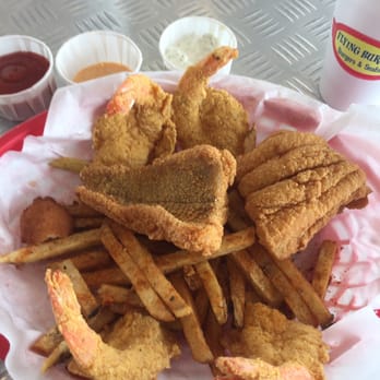 Flying Burger - The 2 pic catfish, 4pc shrimp combo - YUM! - Burgers Near Me - El Dorado, Arkansas Flying Burger - The 2 pic catfish, 4pc shrimp combo - YUM! - Burgers Near Me - El Dorado, Arkansas