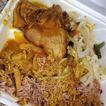 Caribbean Hut - Curry Chicken plate (with some removed already) - Caribbean Near Me - Charlotte, North Carolina Caribbean Hut - Curry Chicken plate (with some removed already) - Caribbean Near Me - Charlotte, North Carolina