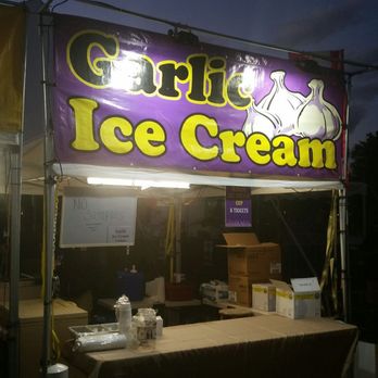 South Florida Garlic Fest - Even the owner of this booth is looking for a tip to hand you a scoop of his ice cream - Festivals Near Me - Wellington, Florida South Florida Garlic Fest - Even the owner of this booth is looking for a tip to hand you a scoop of his ice cream - Festivals Near Me - Wellington, Florida