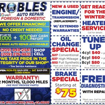 Robles Auto Repair - Auto Repair Near Me - Stockton, California Robles Auto Repair - Auto Repair Near Me - Stockton, California