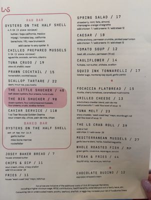 Menu photo 2 little shucker San Francisco, CA Menu photo 2 little shucker San Francisco, CA