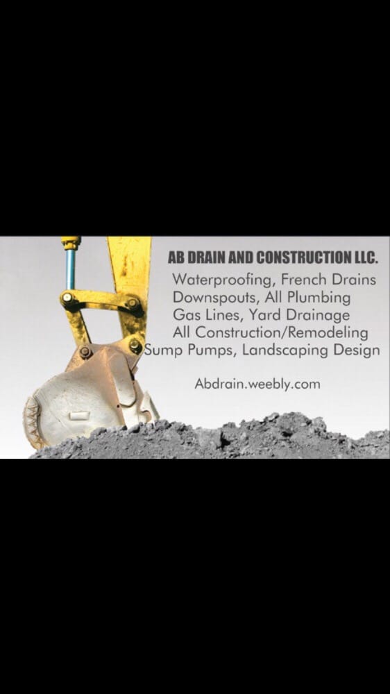 Slide of AB Drain and Construction