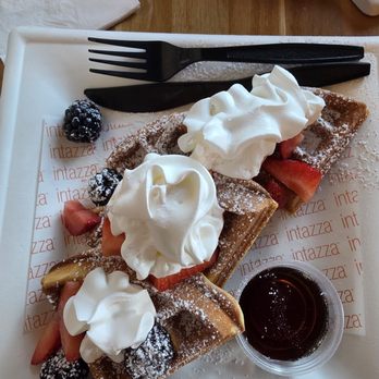 Intazza Coffee Mug & Grub - Waffle with options number 1 toppings - Coffee & Tea Near Me - San Diego, California Intazza Coffee Mug & Grub - Waffle with options number 1 toppings - Coffee & Tea Near Me - San Diego, California
