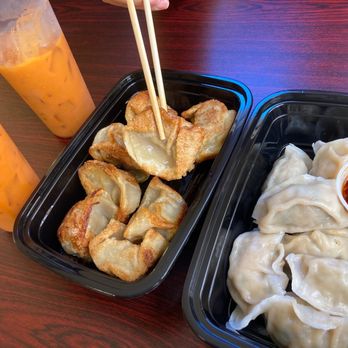 Dumpling House - Thai tea, Beef potstickers & Pork dumplings - Chinese Near Me - Davis, California