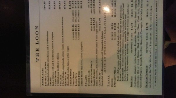 Menu photo 7 The Loon Bar & Grill Dallas, TX Menu photo 7 The Loon Bar & Grill Dallas, TX