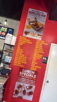 Menu photo 1 Not Your Average Wings and More Summerville, SC