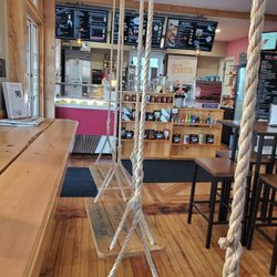 The Real Scoop Ice Cream & Espresso Shop - Dining area - 16 seats + outside seating.
