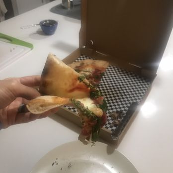 Base Pizzeria - Folding the crust didn't strengthen the crust much - Pizza Near Me - Phoenix, Arizona