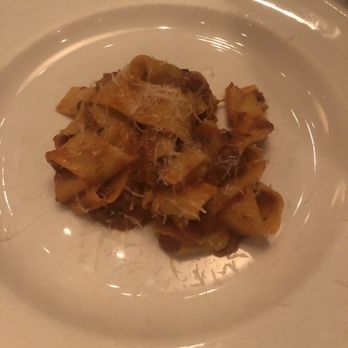 Osteria Mozza - Half portion pictured of Tagliatelle with Oxtail Ragù $26 - Italian Near Me - Los Angeles, California Osteria Mozza - Half portion pictured of Tagliatelle with Oxtail Ragù $26 - Italian Near Me - Los Angeles, California