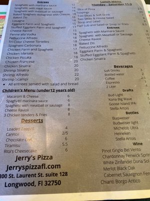 Menu photo 4 Jerry's Pizza Longwood, FL Menu photo 4 Jerry's Pizza Longwood, FL