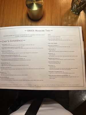 Menu photo 2 Amata Modern Thai Las Vegas, NV Menu photo 2 Amata Modern Thai Las Vegas, NV