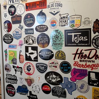 Sunbird Barbecue - Magnets on a fridge, interior. - Barbeque Near Me - Longview, Texas Sunbird Barbecue - Magnets on a fridge, interior. - Barbeque Near Me - Longview, Texas