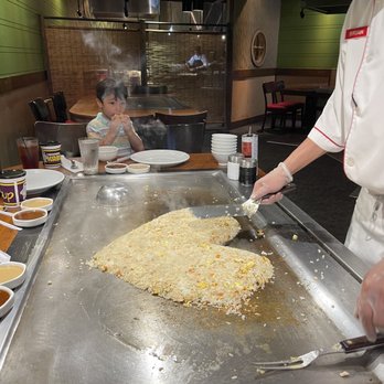 Benihana - Cupertino - Chicken fried rice, shaped into a heart! - Steakhouses Near Me - Cupertino, California