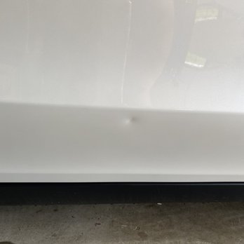 Dent Authority - Closeup of the ding. - Mobile Dent Repair Near Me