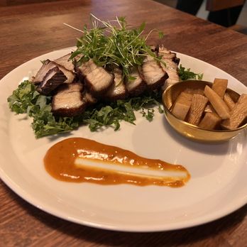 Anju - Pork belly entree. - Korean Near Me - Charlotte, North Carolina