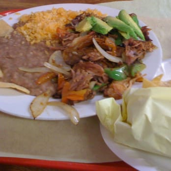 Pepe's Tacos - Carnitas plate with side of tortillas and lengua burrito - Mexican Near Me - Inglewood, California Pepe's Tacos - Carnitas plate with side of tortillas and lengua burrito - Mexican Near Me - Inglewood, California