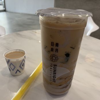 Sunright Tea Studio - Brown sugar milk tea w/ taro & agar boba. - Bubble Tea Near Me - Diamond Bar, California Sunright Tea Studio - Brown sugar milk tea w/ taro & agar boba. - Bubble Tea Near Me - Diamond Bar, California