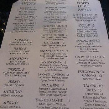 Smith & Kings - Menu (March 2020) - Cocktail Bars Near Me - Honolulu, Hawaii Smith & Kings - Menu (March 2020) - Cocktail Bars Near Me - Honolulu, Hawaii