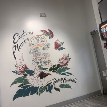 Elephant And Vine - Inside mural - Vegan Near Me - Evanston, Illinois