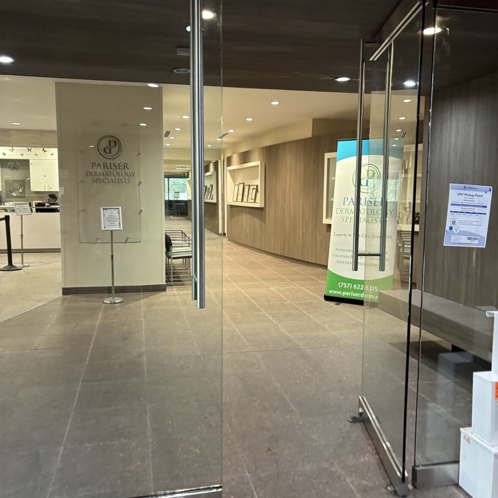 Pariser Dermatology Specialists - Entrance - Dermatologists Near Me - Norfolk, Virginia Pariser Dermatology Specialists - Entrance - Dermatologists Near Me - Norfolk, Virginia