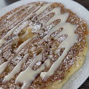 The Pan - Cinnamon roll pancake - video review on ig: @waydirtydiet - Breakfast & Brunch Near Me - Santa Ana, California