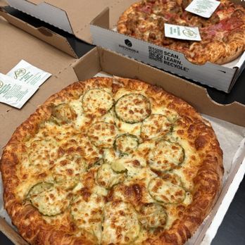 The Sizzling Pizza - Sizzling Pickle Pizza & Meat Lovers Pizza - Pizza Near Me - Santee, California