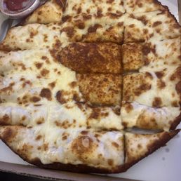 Cheesy bread, but the center is made with no cheese? Cheesy bread, but the center is made with no cheese?