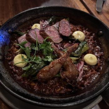 Urdaneta - Quail with Bomba Rice - Tapas/Small Plates Near Me - Portland, Oregon Urdaneta - Quail with Bomba Rice - Tapas/Small Plates Near Me - Portland, Oregon