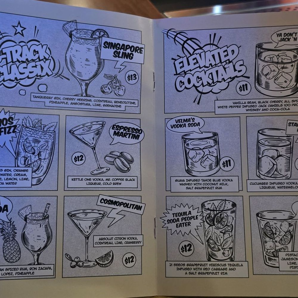 8-Track - Drink menu - Cocktail Bars Near Me - Sacramento, California