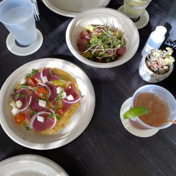 The Easterly - Appetizers:  Yellow Tuna & Ahí Poke yum - Seafood Near Me - St. Thomas, Virgin Islands