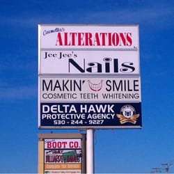 Delta Hawk Protective Agency - Delta Hawk's sign