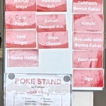 Poke Stand by Shokudo - Specials of the Day - Poke Near Me - Honolulu, Hawaii