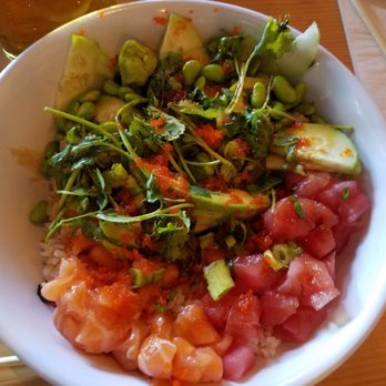 Kaizen Sushi - Poke bowl with 2 proteins - Sushi Bars Near Me - El Paso, Texas Kaizen Sushi - Poke bowl with 2 proteins - Sushi Bars Near Me - El Paso, Texas