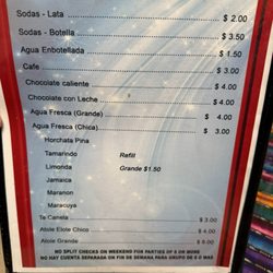 Menu 3 as of 4/2025