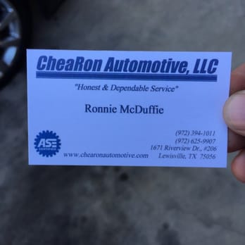 Chea Ron Automotive - Auto Repair Near Me - Lewisville, Texas Chea Ron Automotive - Auto Repair Near Me - Lewisville, Texas