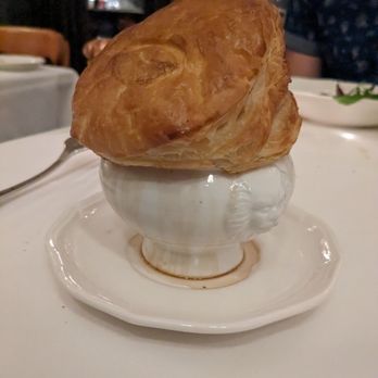 Bartolotta's Lake Park Bistro - Beef soup with puff pastry - French Near Me - Milwaukee, Wisconsin
