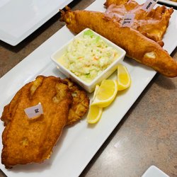Annie's Seafood Restaurant - Gluten free sampler Fish n Chips
