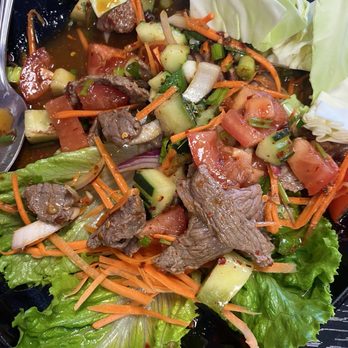 Thai Lao Restaurant - 7. Thai Beef Salad - Thai Near Me - Hercules, California Thai Lao Restaurant - 7. Thai Beef Salad - Thai Near Me - Hercules, California