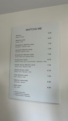 Menu photo 2 Matcha Me Columbus, OH