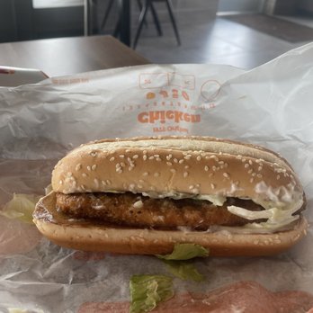 Burger King - My 2nd Original Chicken Sandwich. I'm stuffed!!! - Burgers Near Me - Spring Hill, Florida
