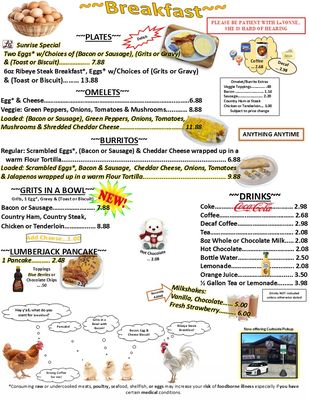 Menu photo 5 LG's Diner and Bakery Bowman, GA