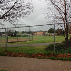 Sabin Elementary School - The field and 5th and 4th grade entrance
