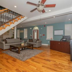 STR Bucks County - STR Behavioral Health - Bucks County: One of the living room areas at our outpatient supportive housing program homes.