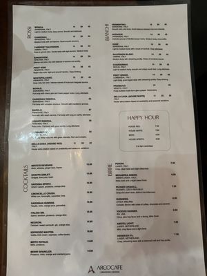 Menu photo 4 Arco Cafe New York, NY
