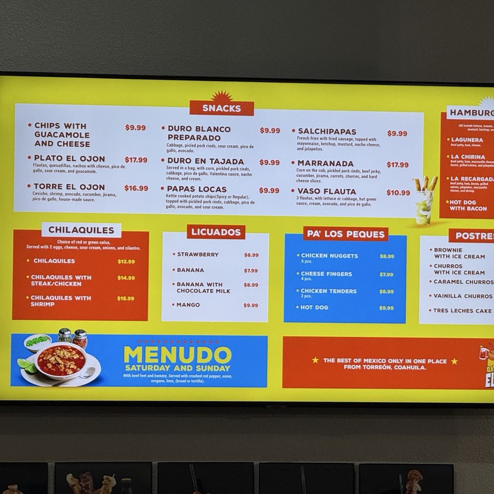 EL Ojon Elotes Y Micheladas - 12/6/2025 - Tacos Near Me - DeSoto, Texas