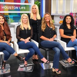 Hair Extensions of Houston - HEH salon featured on Houston life segment showcasing various color and texture options for itip hair extensions