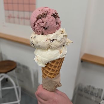 Milk & Froth - waffle cone with 3 scoop - Ice Cream & Frozen Yogurt Near Me - Detroit, Michigan Milk & Froth - waffle cone with 3 scoop - Ice Cream & Frozen Yogurt Near Me - Detroit, Michigan