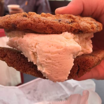 Churn - Salted chocolate chip cookie vanilla ice cream sandwich - Ice Cream & Frozen Yogurt Near Me - Phoenix, Arizona Churn - Salted chocolate chip cookie vanilla ice cream sandwich - Ice Cream & Frozen Yogurt Near Me - Phoenix, Arizona