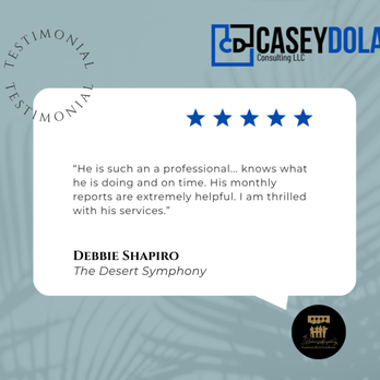 Casey Dolan Consulting  - A Testimonial from the Desert Symphony - Web Design Near Me